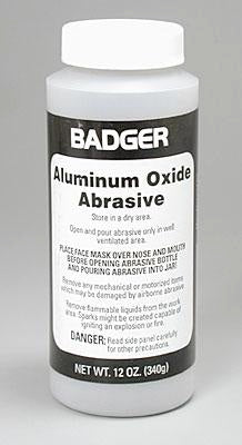 Badger 50260 Aluminum Oxide Abrasive 12oz. Net. Weight