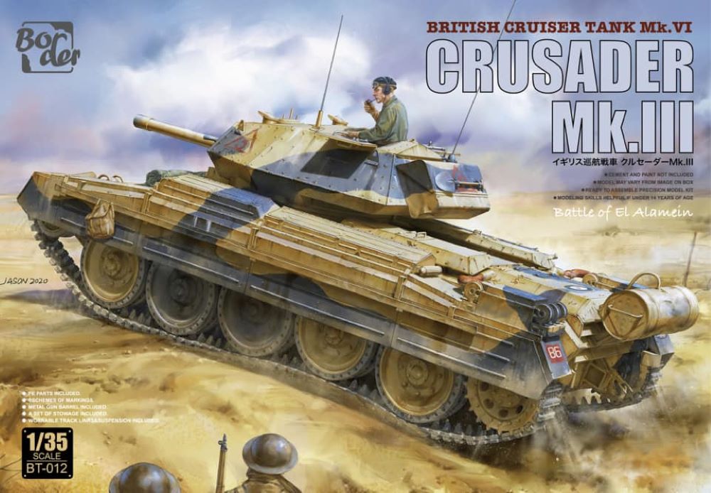 Border Models BT12 1/35 Crusader Mk III British Cruiser Mk VI Tank Battle of El Alamein