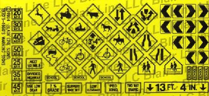 Blair Line 105 HO Warning Signs #1