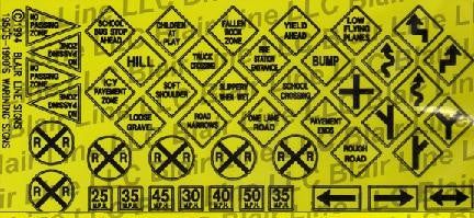 Blair Line 106 HO Warning Signs #2