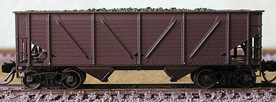 Bluford Shops 63000 N Scale 2-Bay War-Emergency Composite Hopper w/Load - Ready to Run -- Undecorated