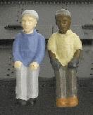 Broadway Limited 1004 HO Scale Engineer & Fireman Figure Sets (Press Fit or Glue for All BLI Engines) -- Style A & B pkg(2)