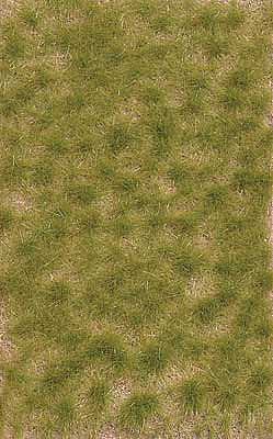 Busch 3533 All Scale Grass Tuft Sheet -- 2-Color Late Summer Tufts 3/16" .4cm Tall, 5-7/16 x 3-7/16" 13.8 x 8.8cm