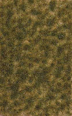 Busch 3538 All Scale Grass Tuft Sheet -- 2-Color Long Late Summer Tufts 1/4" .6cm Tall, 5-7/16 x 3-7/16" 13.8 x 8.8