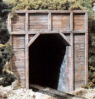 Woodland Scenics 1254 HO Timber Single Tunnel Portal