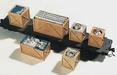 Chooch Enterprises 7251 HO Scale Cast Resin Freight Car Load -- Open Crates