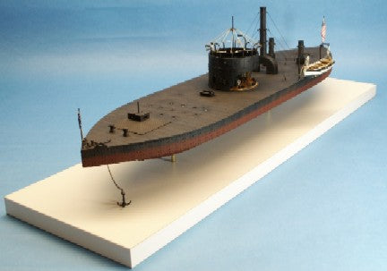 Cottage Industry Models 96008 1/96 USS Monitor John Ericssion's Cheesebox on a Raft Union Ironclad Warship (22"L)