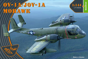 Clear Prop Models 144004 1/144 OV1A/JOV1A Mohawk US Army Aircraft (Starter)