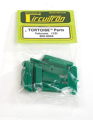 Circuitron 6504 All Scale Tortoise(TM) Switch Machine Replacement Parts -- Fulcrums pkg(12)