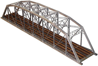 Central Valley Models 1900 HO Scale 200' Double-Track Heavy-Duty Laced-Parker-Truss Bridge -- Kit - 28-1/4 x 4-3/4" 71.8 x 12.1cm