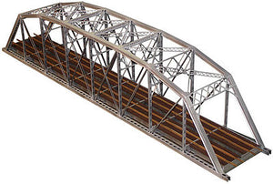 Central Valley Models 1900 HO Scale 200' Double-Track Heavy-Duty Laced-Parker-Truss Bridge -- Kit - 28-1/4 x 4-3/4" 71.8 x 12.1cm