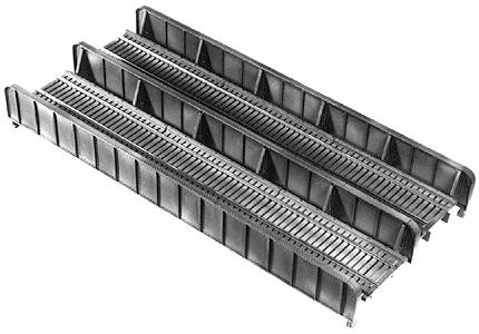 Central Valley Models 1904 HO Scale 72' Double-Track Plate Girder Bridge -- Kit - 10 x 4-3/4" 25.5 x 9.5cm