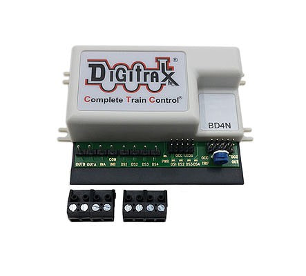 Digitrax BD4N All Scale BD4N DCC 4-Block Occupancy Detector