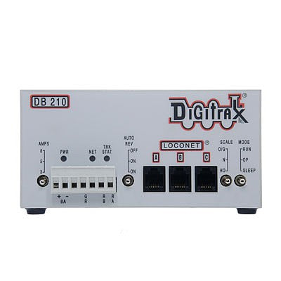 Digitrax DB210 All Scale DB210 Single Auto-Reversing DCC Booster -- 3-, 5- & 8-Amp