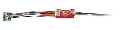 Digitrax DN166PS All Scale DN166PS Series 6 Control Decoder for N & HO -- 8-Pin Plug .87 x .4 x .2"  22.16 x 10.28 x 5.1mm