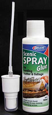 Deluxe Materials AD54 All Scale Scenic Spray Glue -- 3.4oz 100mL