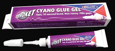 Deluxe Materials AD69 All Scale Roket Cyano Gel -- .7oz 20mL