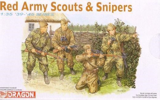Dragon Models 6068 1/35 Red Army Scouts & Snipers (4)