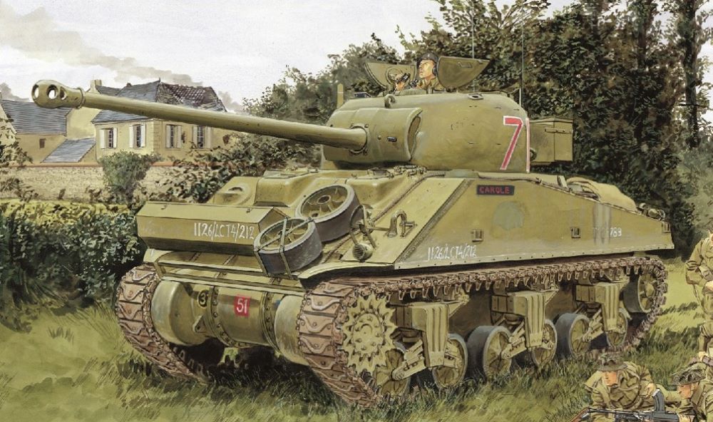 Dragon Models 6182 1/35 Sherman Firefly Vc Tank w/2 Figures (Upgrade Edition)