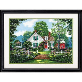 Dimensions Puzzles 91804 Summer Cottage Paint by Number (20"x14")