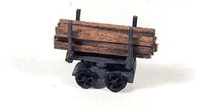 Durango Press 47 HO Scale 18" Gauge Mining Equipment -- Timber Car