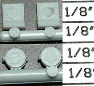 Detail Associates 1027 HO Scale Ditch Light- SP -- Low Type pkg(2)