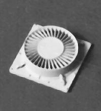 Detail Associates 2001 HO Scale Cooling Fans pkg(4) -- 34" Flat Top