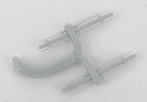 Detail Associates 2315 HO Scale Windshield Wipers -- Inline Blade, Single & Double Arm pkg(8)
