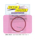 Detail Master 1025 1/24-1/25 2ft. Ignition Wire Red