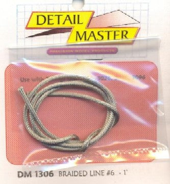 Detail Master 1306 1/24-1/25 Braided  Line #6 (.080"/1ft.)