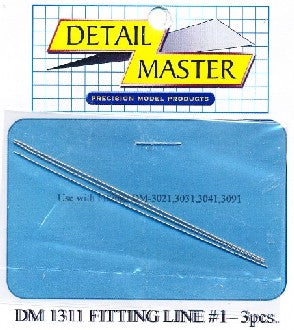 Detail Master 1311 1/24-1/25 Fitting Line #1 .020" (3pc)