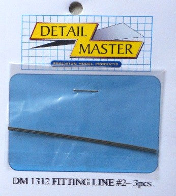 Detail Master 1312 1/24-1/25 Fitting Line #2 .025" (3pc)