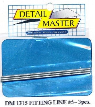 Detail Master 1315 1/24-1/25 Fitting Line #5 .062" (3pc)