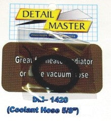 Detail Master 1420 1/24-1/25 2ft. Coolant Hose Black (5/8" Dia.)