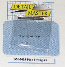 Detail Master 3033 1/24-1/25 Pipe Fitting #3 (8pc)