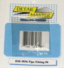 Detail Master 3036 1/24-1/25 Pipe Fitting #6 (8pc)