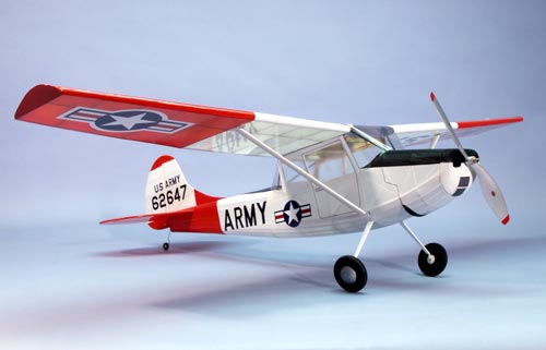 Dumas Products 1804 40" Wingspan L19 Bird Dog Wooden Aircraft Kit (suitable for elec R/C)