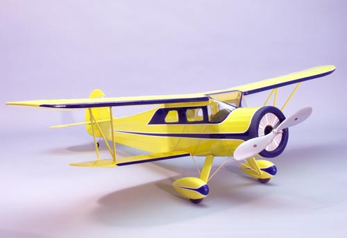 Dumas Products 1805 35" Wingspan Waco ARE Wooden Aircraft Kit (suitable for elec R/C)