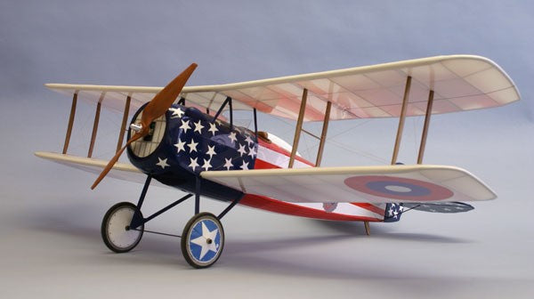 Dumas Products 1816 35" Wingspan Spad XIII Wooden Aircraft Kit (suitable for elec R/C)