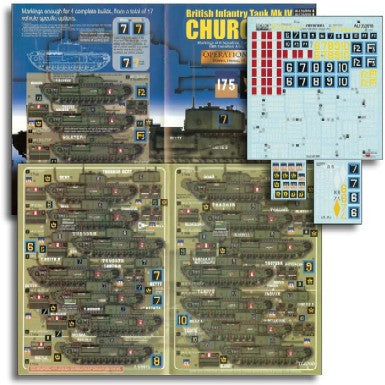 Echelon Decals 352010 1/35 British Inf Mk IV Churchill Operation Jubilee Pt1