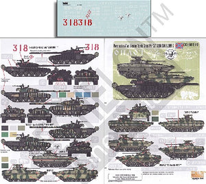 Echelon Decals 356199 1/35 Novorossian AFVs Ukraine-Russia Crisis Pt.3 T72B1 (ERA) & BMP2