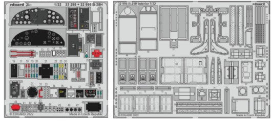Eduard 32996 1/32 Aircraft- B25H Interior for HKM (Painted)