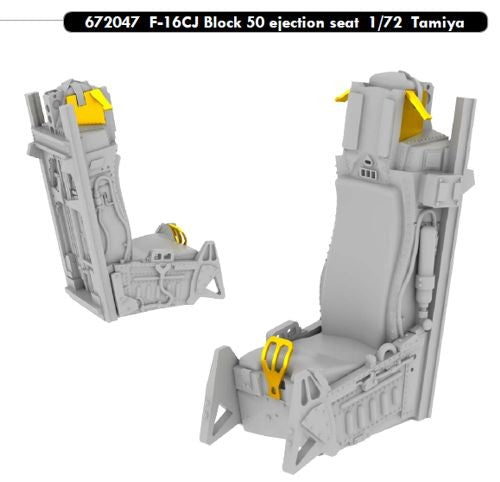 Eduard 672047 1/72 Aircraft- F16CJ Block 50 Ejection Seat for TAM (Resin)