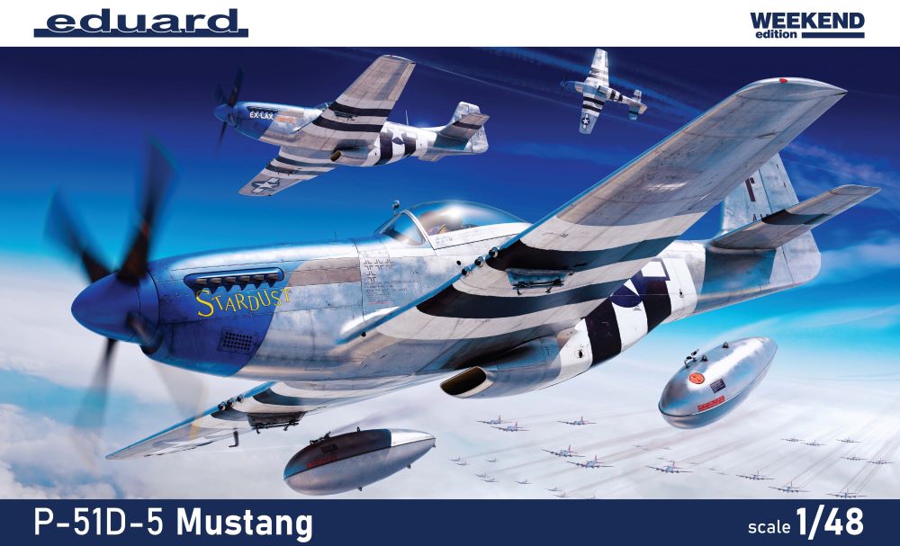 Eduard 84172 1/48 WWII P51D5 USAAF Fighter (Wkd Edition Plastic Kit) (Re-Issue)