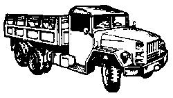 Eko 2056 HO Scale Military - United States - World War II - Truck -- GMC Personnel Carrier