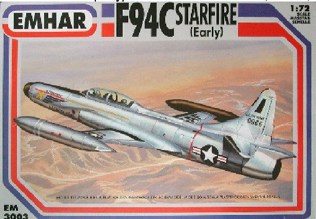 Emhar 3003 1/72 F94C Early Starfire USAF Interceptor Aircraft