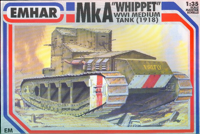 Emhar 4003 1/35 WWI British Whippet Mk IV Tank