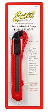 Excel Hobby 16013 Retractable Snap Off #7 Blade Utility Knife
