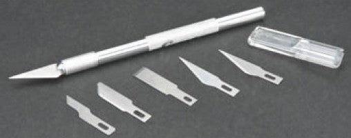 Excel Hobby 19001 Aluminum Handle #1 Knife w/5 Assorted Blades & Cap