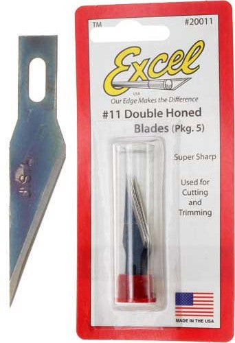 Excel Hobby 20011 #11 Double Honed Blades (5)